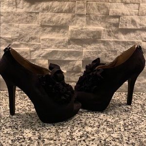 Open Toed Heeled Boots